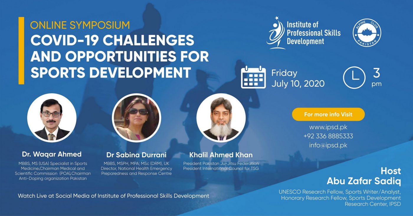 Online Symposium on COVID-19: Challenges and Opportunities for Sports Development