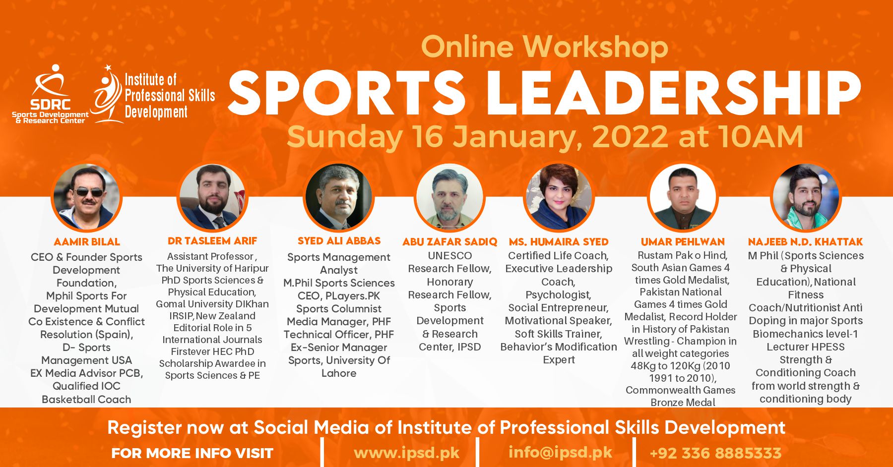 Sports Leadership – Online Workshop